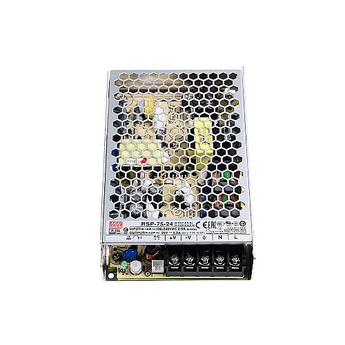 RSP-75-24 MEANWELL 76,8W 24VDC 3,2A 115/230VAC PojedynczeWyjście z funkcją PFC