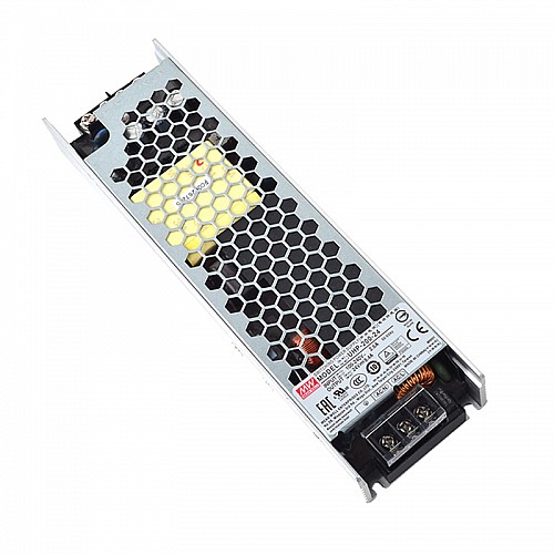 UHP-200-24 MEANWELL 201,6W 24VDC 8,4A 115/230VAC typu slim z zasilaczem impulsowym PFC