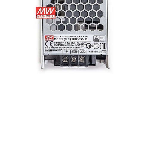 UHP-350-36 MEANWELL 351W 36VDC 9,75A 115/230VAC Slim Type z zasilaczem impulsowym PFC