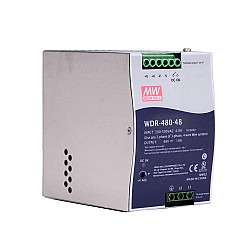 WDR-480-48 MEANWELL 480W 48VDC 10A 230/400VAC Ultra szerokiWejściowy przemysłowy zasilacz na szynę DIN