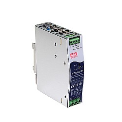 WDR-60-24 MEANWELL 60W 24VDC 2.5A 230/400VAC Ultra szerokiWejściowy przemysłowy zasilacz na szynę DIN