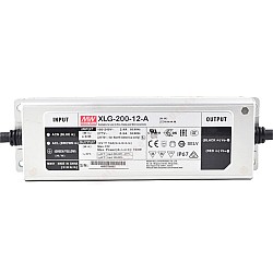XLG-200-12-A MEANWELL 192W 12VDC 16A 115/230VAC Sterownik LED trybu stałego zasilania