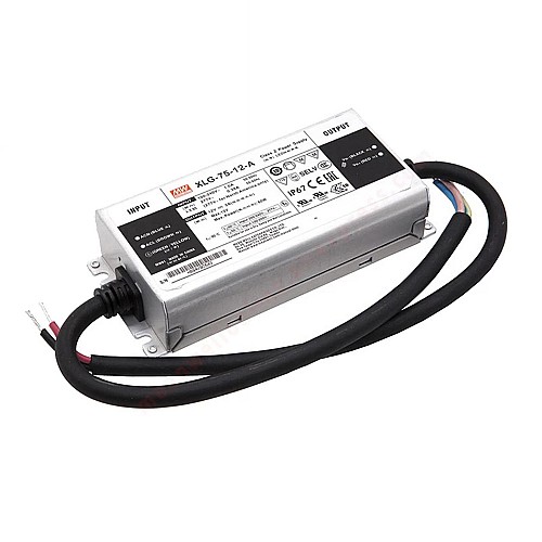 XLG-75-12-A MEANWELL 60W 12VDC 5A 115/230VAC Sterownik LED trybu stałego zasilania