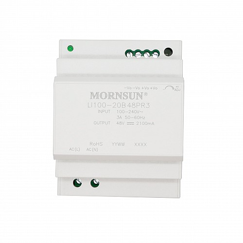 100W 48V 2.1A 85-264VAC/120-370VDC Szyna DIN Przewód zasilania