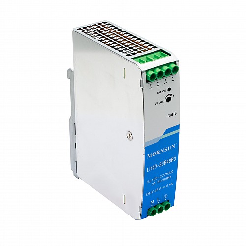 120W 48V 2.5A 85-305VAC/120-430VDC Szyna DIN Przewód zasilania