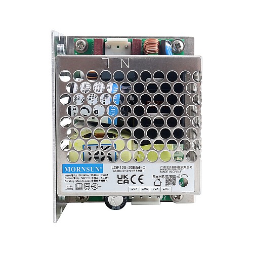 120W 54V 2.22A 85-264VAC/120-370VDC Zasilacz impulsowy z funkcją PFC oraz naturalnym i wymuszonym chłodzeniem