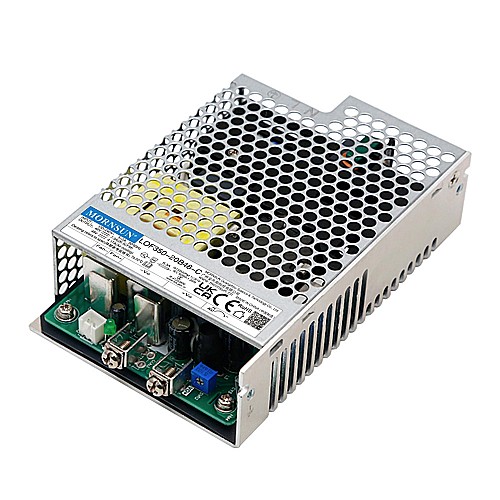 350W 54V 6.5A 90-264VAC/127-370VDC Zasilacz impulsowy z funkcją PFC oraz naturalnym i wymuszonym chłodzeniem