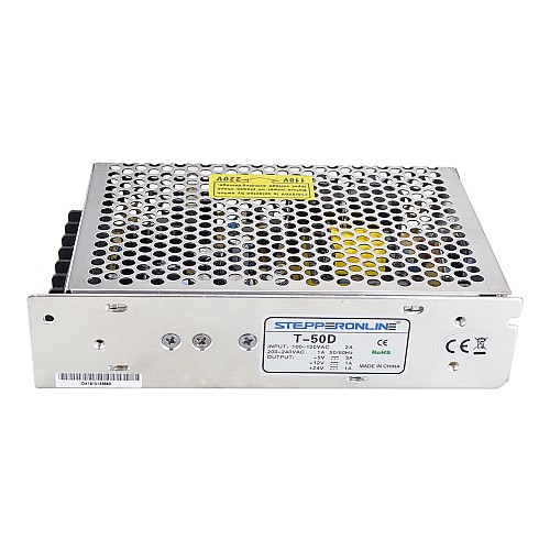 50W potrójneWyjście 5V-3A 12V-1A 24V-1A Zasilacz impulsowy Zestawy routerów CNC z silnikiem krokowym 50W potrójneWyjście 5V-3A 12V-1A 24V-1A Zasilacz impulsowy Zestawy routerów CNC z silnikiem krokowym