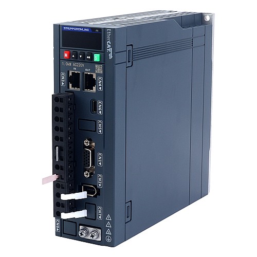 Zestaw serwomotorów AC A6H Seria 850W EtherCAT 1500rpm 5,39Nm enkoder absolutny 17-bitowy IP67 - A6H-EC850H2A1-M17 | StepperOnline