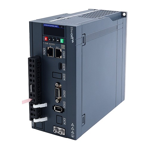 Zestaw serwomotorów AC A6 Seria 1500W EtherCAT 3000rpm 4,78Nm enkoder absolutny 17-bitowy IP67 - A6-EC1500H2A1-M17 | StepperOnline