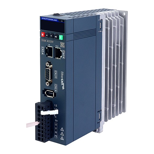 Zestaw serwomotorów AC EtherCAT serii A6 100W 3000rpmn 0,32Nm 17-bitowy enkoder absolutny IP67 - A6-EC100L2A1-M17 | StepperOnline Zestaw serwomotorów AC EtherCAT serii A6 100W 3000rpmn 0,32Nm 17-bitowy enkoder absolutny IP67 - A6-EC100L2A1-M17 | StepperOnline