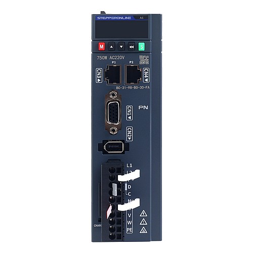 Zestaw serwomotoru AC PROFINET serii A6 o mocy 750W, 3000rpm, 2,39Nm, 17-bitowy enkoder absolutny IP67 - A6-PN750H2A1-M17 | StepperOnline Zestaw serwomotoru AC PROFINET serii A6 o mocy 750W, 3000rpm, 2,39Nm, 17-bitowy enkoder absolutny IP67 - A6-PN750H2A1-M17 | StepperOnline