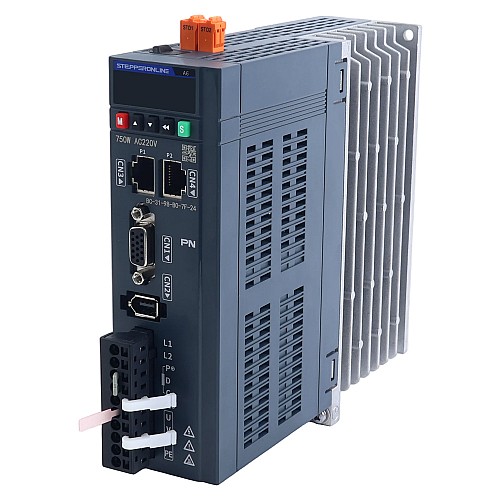 Zestaw Silnika Serwo AC PROFINET Seria A6 750W STO Safe Torque Off 3000rpm 2,39Nm Enkoder Absolutny 17-Bitowy IP67 - A6-PN750H2A1-M17-STO | StepperOnline
