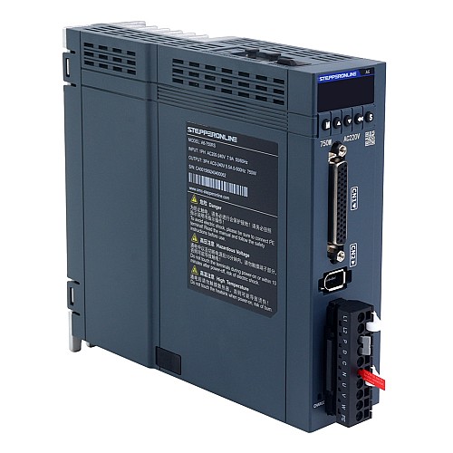 Zestaw serwomotoru AC serii A6 o mocy 750W, RS485, 3000rpm, 2,39Nm, 17-bitowy enkoder absolutny IP67 - A6-RS750H2A1-M17 | StepperOnline Zestaw serwomotoru AC serii A6 o mocy 750W, RS485, 3000rpm, 2,39Nm, 17-bitowy enkoder absolutny IP67 - A6-RS750H2A1-M17 | StepperOnline