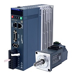 Zestaw serwomotorów AC EtherCAT serii A6 100W 3000rpmn 0,32Nm z hamulcem 17-bitowy enkoder absolutny IP67
