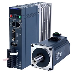 Zestaw serwomotoru AC PROFINET serii A6 o mocy 400W, 3000rpm, 1,27Nm z hamulcem, 17-bitowy enkoder absolutny IP67