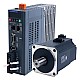 Zestaw Silnika Serwo AC PROFINET Seria A6 750W STO Safe Torque Off 3000rpm 2,39Nm z Hamulcem Enkoder Absolutny 17-Bitowy IP67 - A6-PN750H2B1-M17-STO | StepperOnline