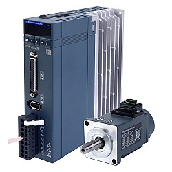 Zestaw serwomotorów AC RS485 serii A6 100W 3000rpmn 0,32Nm 17-bitowy enkoder absolutny IP67