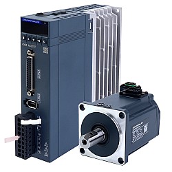 Zestaw serwomotoru AC serii A6 o mocy 400W, RS485, 3000rpm, 1,27Nm, 17-bitowy enkoder absolutny IP67
