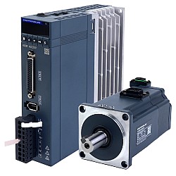 Zestaw serwomotoru AC serii A6 400W RS485 3000rpm 1,27Nm z hamulcem 17-bitowy enkoder absolutny IP67