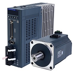 Zestaw serwomotoru AC serii A6 o mocy 750W, RS485, 3000rpm, 2,39Nm z hamulcem, 17-bitowy enkoder absolutny IP67