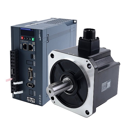 Zestaw serwomotorów AC A6H Seria 850W EtherCAT 1500rpm 5,39Nm enkoder absolutny 17-bitowy IP67 - A6H-EC850H2A1-M17 | StepperOnline