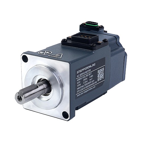 Zestaw serwomotorów AC RS485 serii A6 100W 3000rpmn 0,32Nm z hamulcem 17-bitowy enkoder absolutny IP67 - A6-RS100L2B1-M17 | StepperOnline