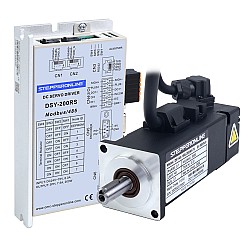 DSY Series 100W RS485 DC Servo Motor 24-70VDC 0,318Nm z hamulcem 3000rpm 17-bitowy enkoder przyrostowy IP65