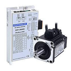 DSY Series 200W RS485 DC Servo Motor 24-70VDC 0,637Nm 3000rpm 17-bitowy enkoder przyrostowy IP65