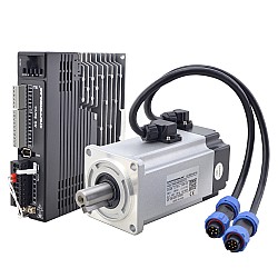 Serwomotor AC serii T6 400W 3000rpm 1,27Nm z hamulcem 17-bitowy enkoder IP65