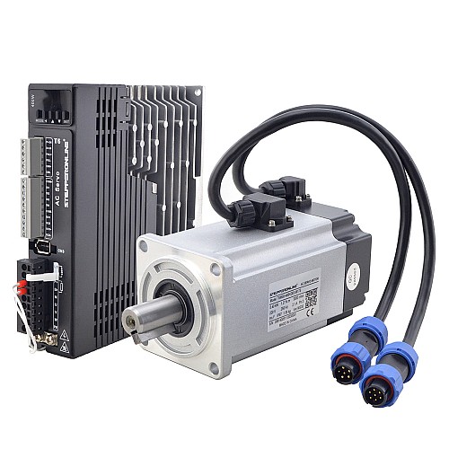 Serwomotor AC serii T6 400W 3000rpm 1,27Nm z hamulcem 17-bitowy enkoder IP65