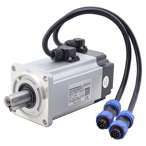 Serwomotor AC serii T6 400W 3000rpm 1,27Nm z hamulcem 17-bitowy enkoder IP65