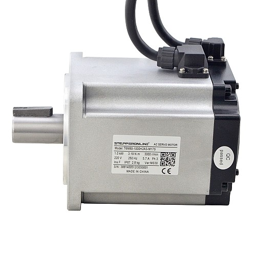 Serwosilnik serii T6 1000W , 3000rpm, 3,19Nm, 17-bitowy enkoder IP65 - T6-RS1000H2A3-M17S | StepperOnline Serwosilnik serii T6 1000W , 3000rpm, 3,19Nm, 17-bitowy enkoder IP65