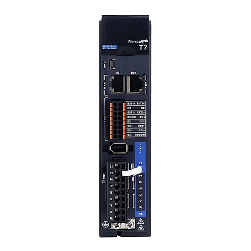 Serwosilnik serii T7 EtherCAT 400W , 3000rpm, 1,27Nm, 23-bitowy enkoder IP67 - T7-EC400H2A1-M23 | StepperOnline