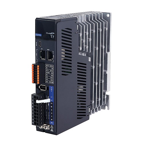 Serwosilnik serii T7 EtherCAT 400W , 3000rpm, 1,27Nm z hamulcem 23-bitowy enkoder IP67 - T7-EC400H2B1-M23 | StepperOnline Serwosilnik serii T7 EtherCAT 400W , 3000rpm, 1,27Nm z hamulcem 23-bitowy enkoder IP67 - T7-EC400H2B1-M23 | StepperOnline
