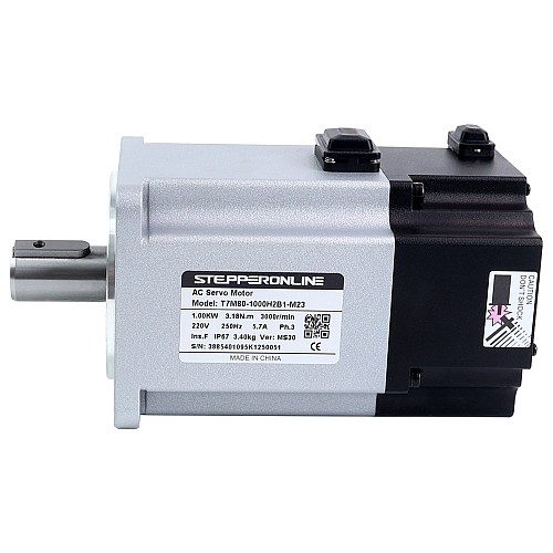 Serwosilnik serii T7 EtherCAT 1000W , 3000rpm, 3,18Nm z hamulcem 23-bitowy enkoder IP67 - T7-EC1000H2B1-M23 | StepperOnline Serwosilnik serii T7 EtherCAT 1000W , 3000rpm, 3,18Nm z hamulcem 23-bitowy enkoder IP67 - T7-EC1000H2B1-M23 | StepperOnline
