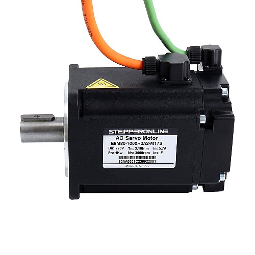 Zestaw silnika serwo AC 1000W z serii E6 3000rpm 3,18Nm 17-bitowy enkoder IP65