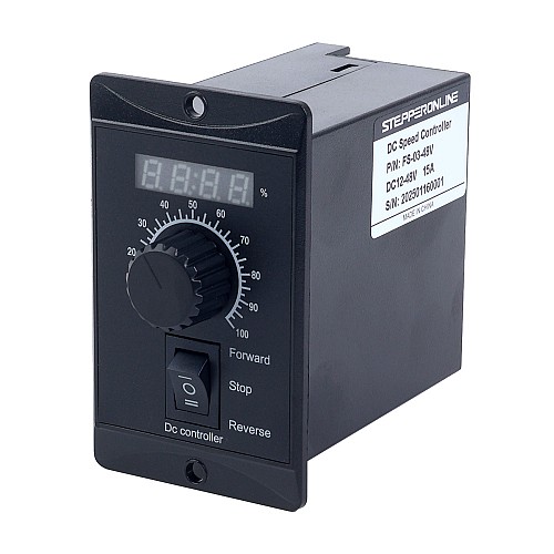 250W 12-48V DC 15A Regulator prędkości silnika do silnika o zmiennej prędkości - FS-03-48V | StepperOnline 250W 12-48V DC 15A Regulator prędkości silnika do silnika o zmiennej prędkości - FS-03-48V | StepperOnline