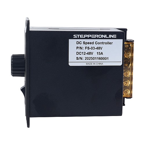 250W 12-48V DC 15A Regulator prędkości silnika do silnika o zmiennej prędkości - FS-03-48V | StepperOnline 250W 12-48V DC 15A Regulator prędkości silnika do silnika o zmiennej prędkości - FS-03-48V | StepperOnline