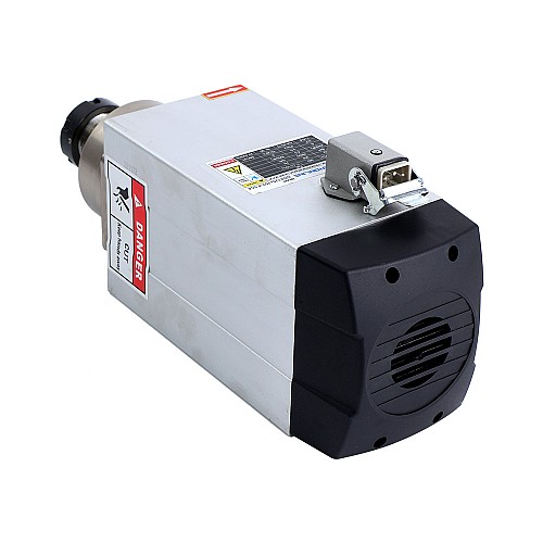Kwadratowy silnik wrzeciona chłodzony powietrzem 380V 4.5KW 18000RPM 300Hz ER32 Collet CNC 380V