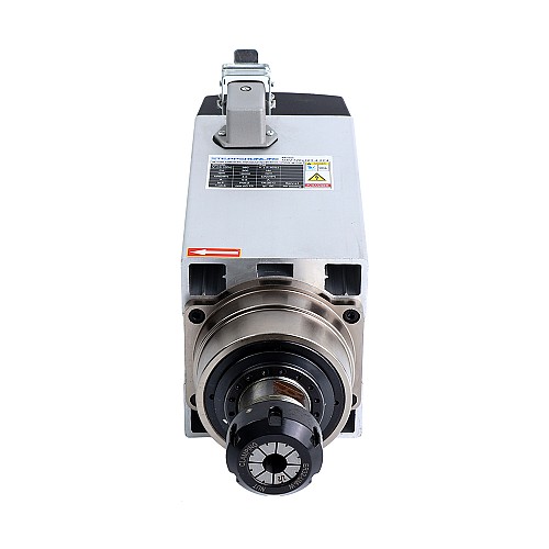 Kwadratowy silnik wrzeciona chłodzony powietrzem 380V 4.5KW 18000RPM 300Hz ER32 Collet CNC 380V
