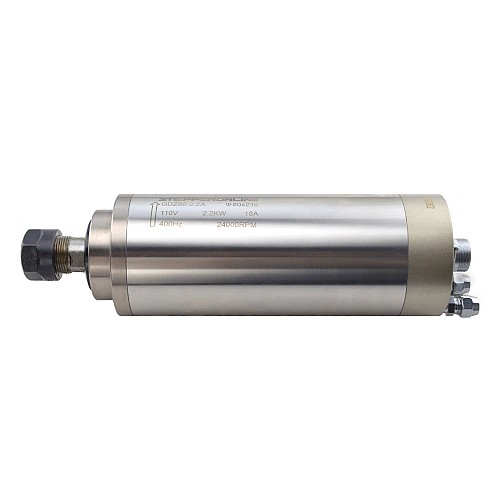 Silnik wrzeciona CNC chłodzony wodą 110V 2.2KW 24000RPM 400Hz Tuleja zaciskowa ER20
