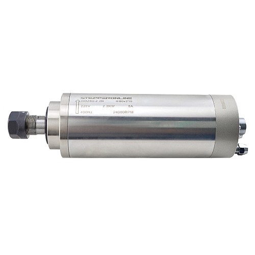 Silnik wrzeciona CNC chłodzony wodą 220V 2.2KW 24000RPM 400Hz Tuleja zaciskowa ER20