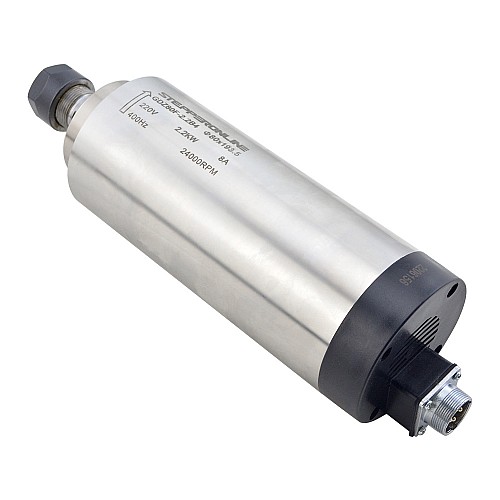 Silnik wrzeciona chłodzony powietrzem 220V 2.2KW 24000RPM 400Hz ER20 Collet VFD 220V AC wrzeciono