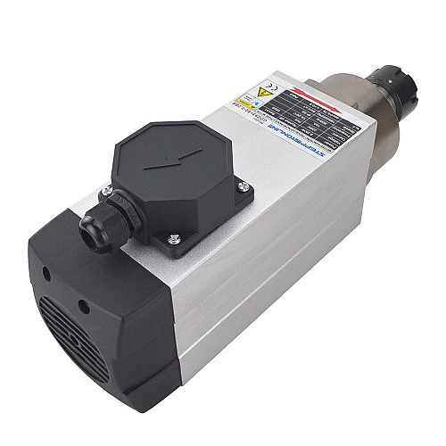 Silnik wrzeciona CNC chłodzony powietrzem 220V 2.2KW 18000RPM 400Hz Tuleja zaciskowa ER25 - GDZ93x82-2.2B4 | StepperOnline