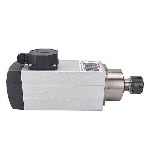 Silnik wrzeciona CNC chłodzony powietrzem 220V 2.2KW 18000RPM 400Hz Tuleja zaciskowa ER25 - GDZ93x82-2.2B4 | StepperOnline