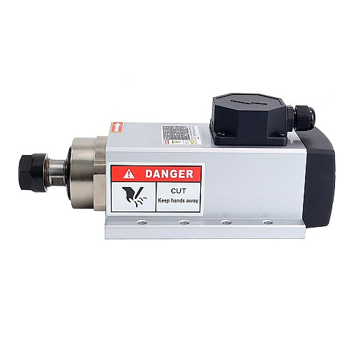 Silnik wrzecionowy chłodzony powietrzem 220V 2.2KW 80 x 73 x 193.5mm i zestaw napędu o zmiennej częstotliwości 3KM 2.2KW 12.5A