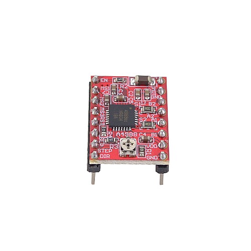 A4988 Moduł sterownika silnika krokowego z radiatorem do drukarki 3d Reprap (opakowanie 5 sztuk)