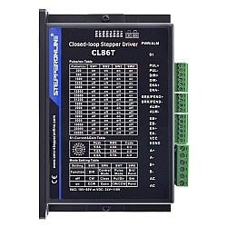 Sterownik krokowy z zamkniętą pętlą 0-8,2A 18-80VAC/24-110VDC dla silnika krokowego Nema 34