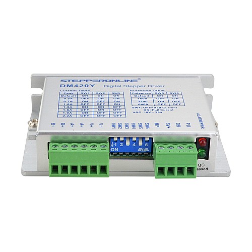 Cyfrowy sterownik krokowy serii Y 0.3-2.2A DC18V-36V dla silnika krokowego Nema 11, 14, 17 - DM420Y | StepperOnline